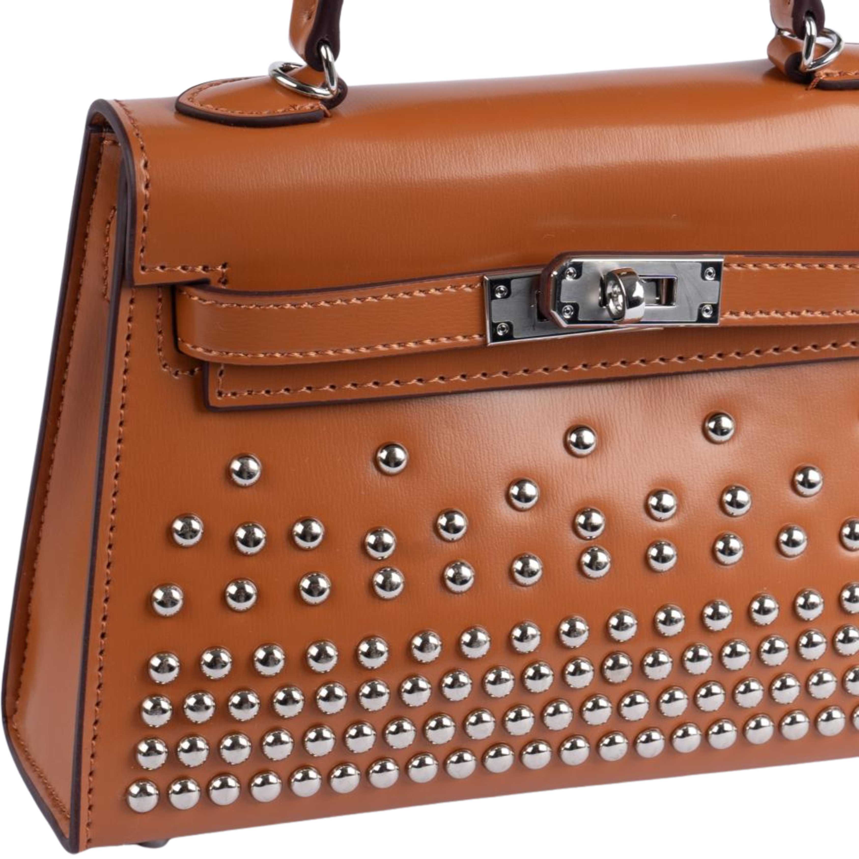 Hermès Bag | Clouté Mini Kelly 20 Brown