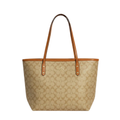 Coach Bag | City Tote Signature Tan Brown