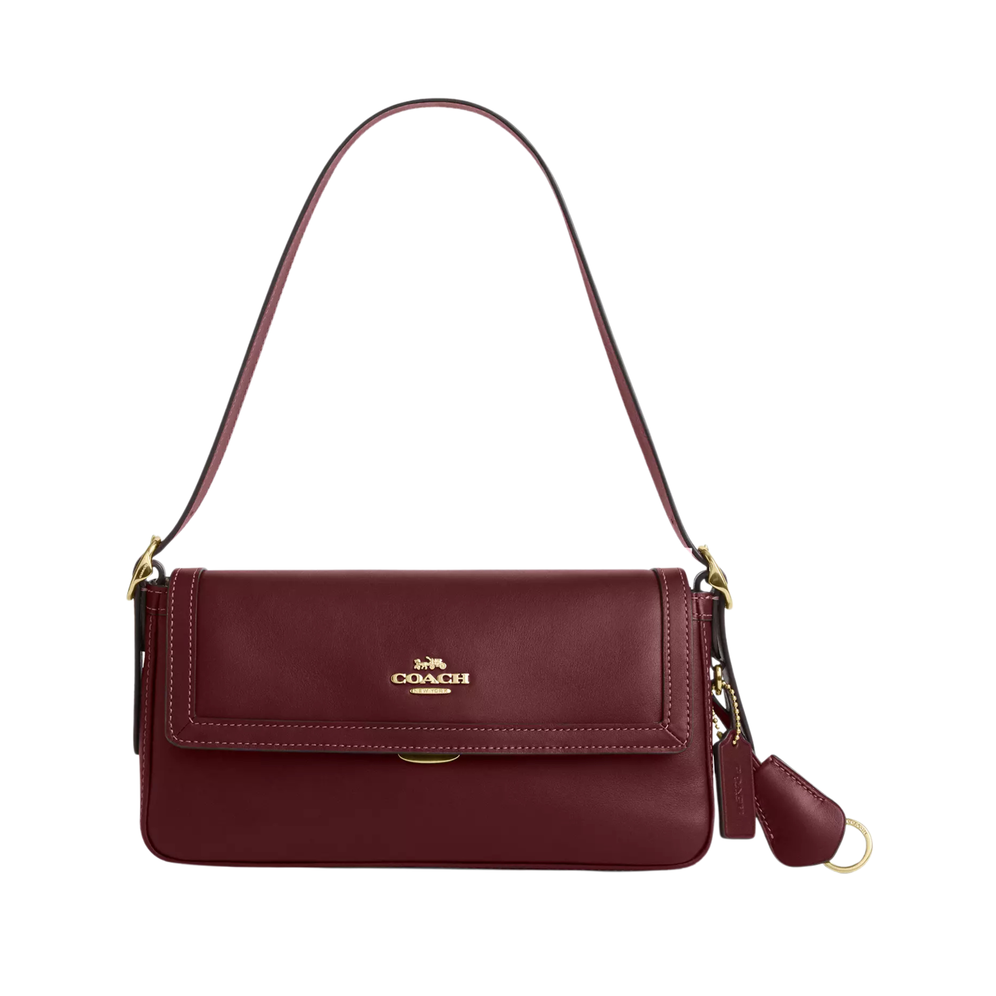 Coach Bag | Etta Small Flap Red Leather