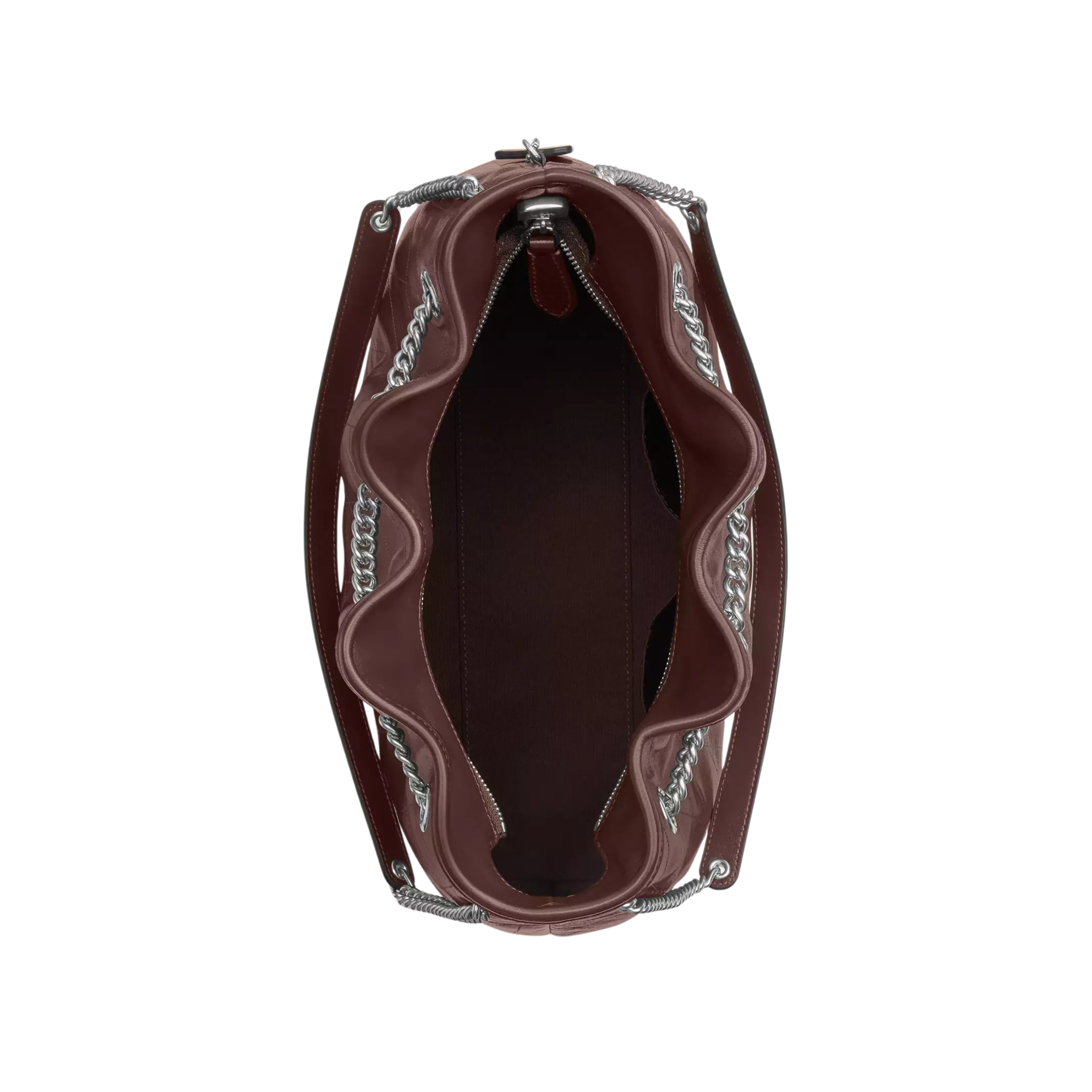 Coach Bag | Evelyn Large  Quilted Maple Red