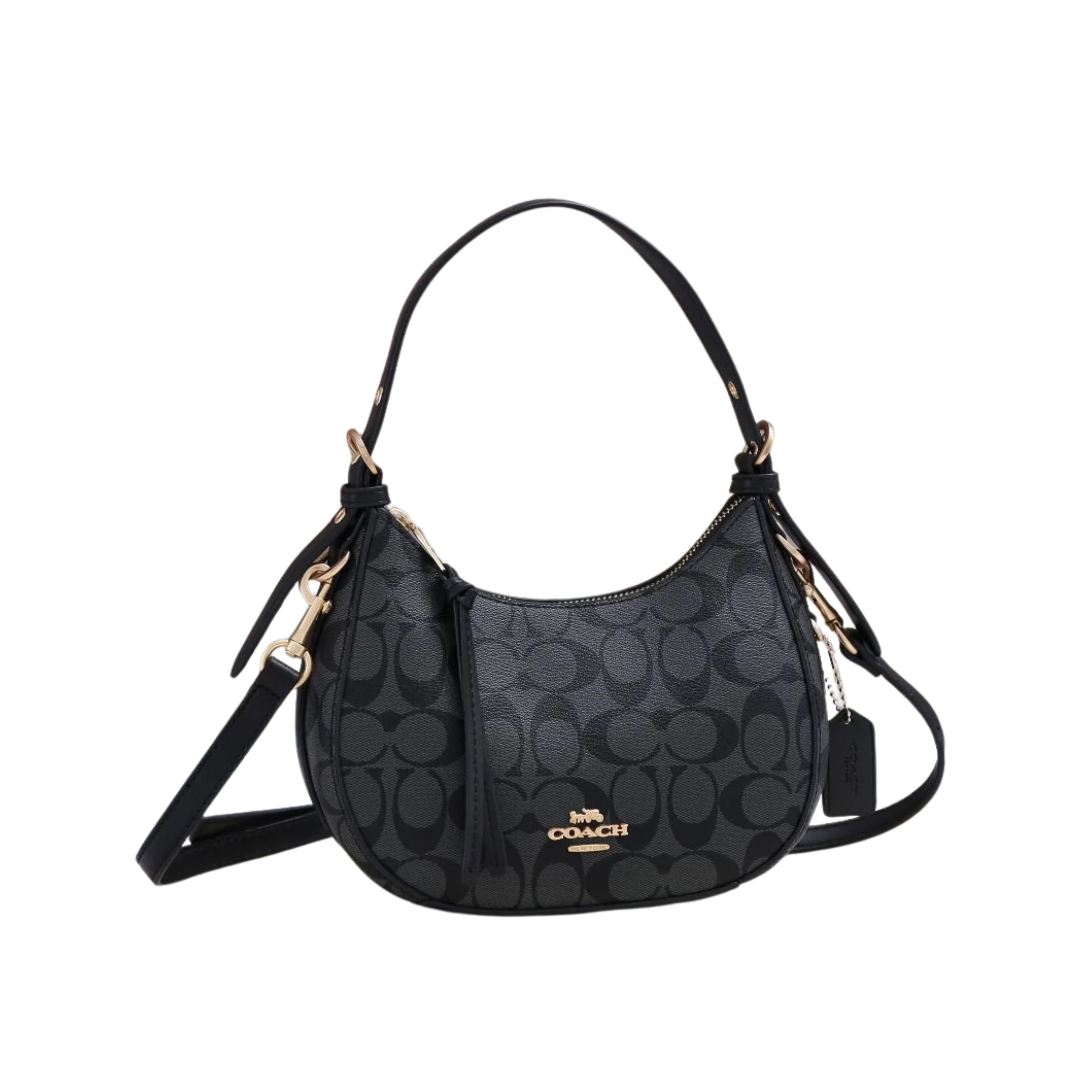 Coach Bag | Kleo Hobo Signature Canvas Cocoa Almond