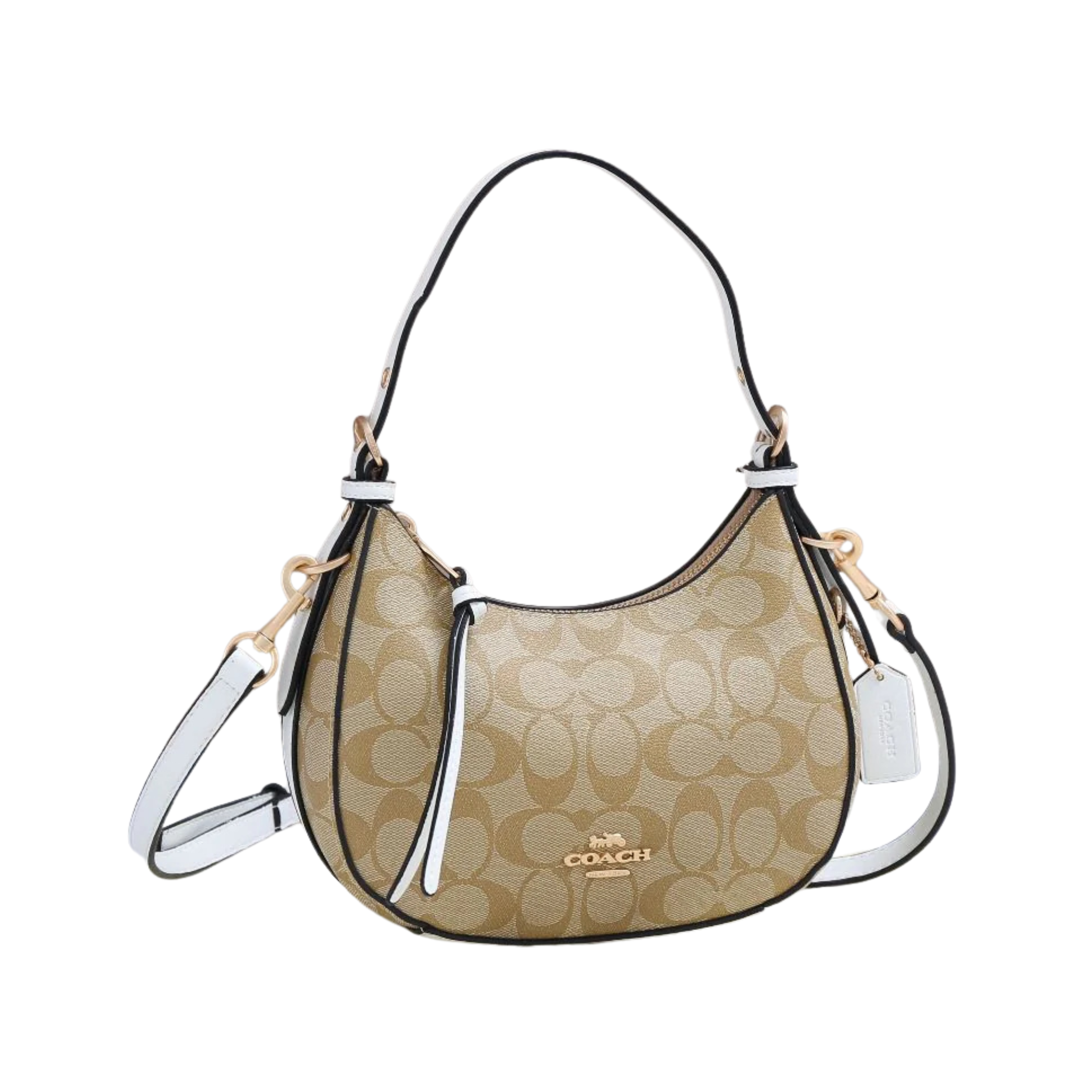 Coach Bag | Kleo Hobo Signature Canvas Walnut