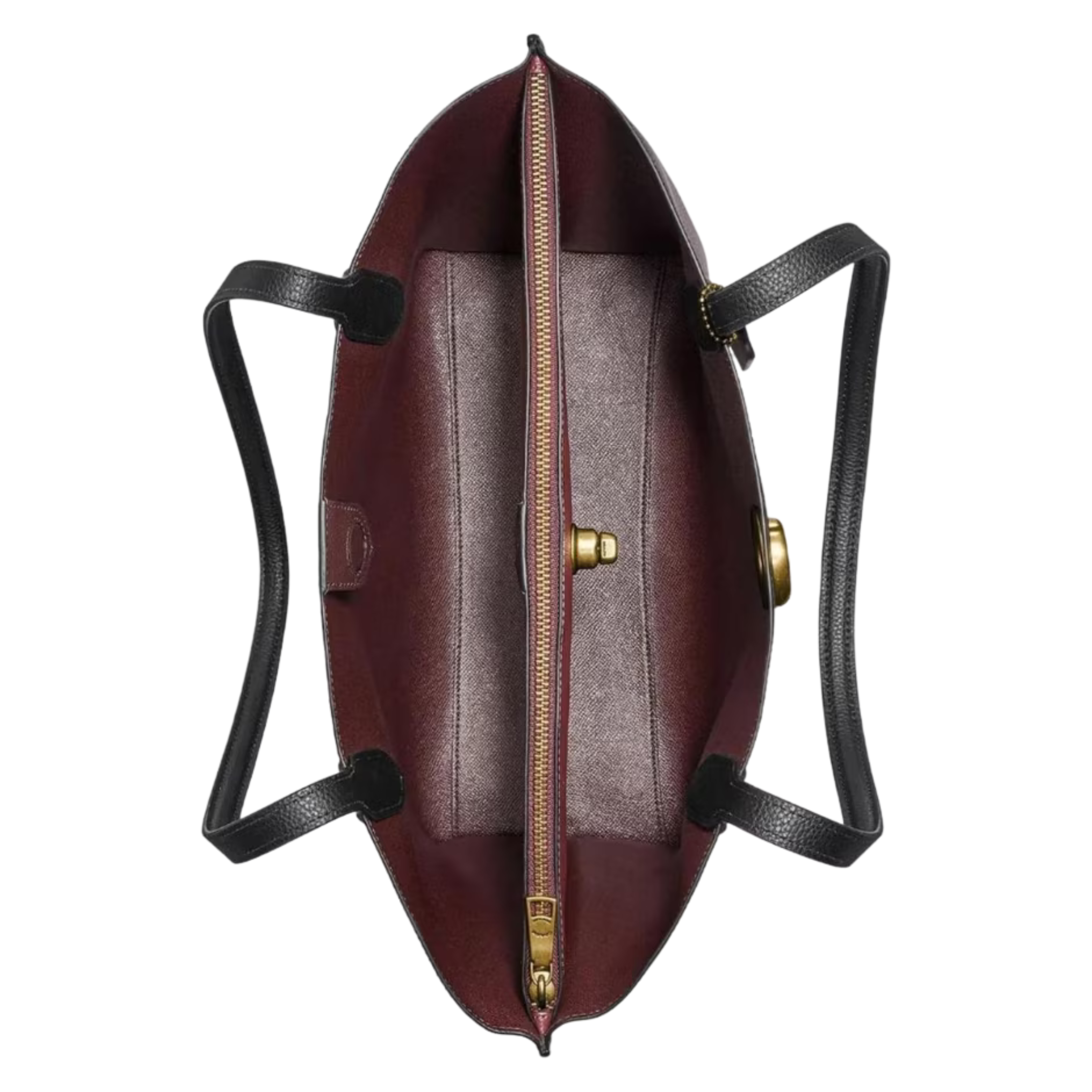 Coach Bag | Willow Tote Polished Pebble Black