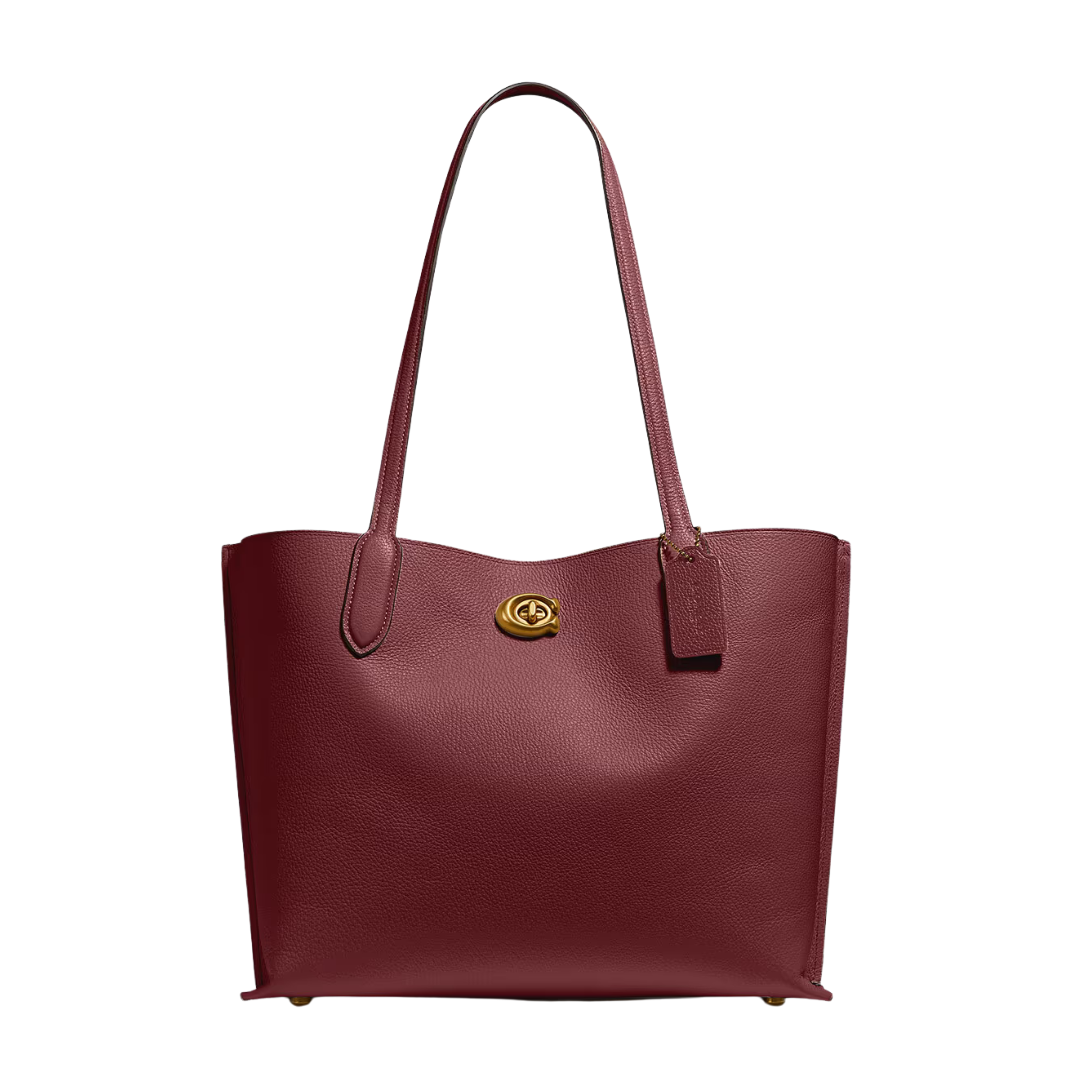 Coach Bag | Willow Tote Signature Canvas Brick Red