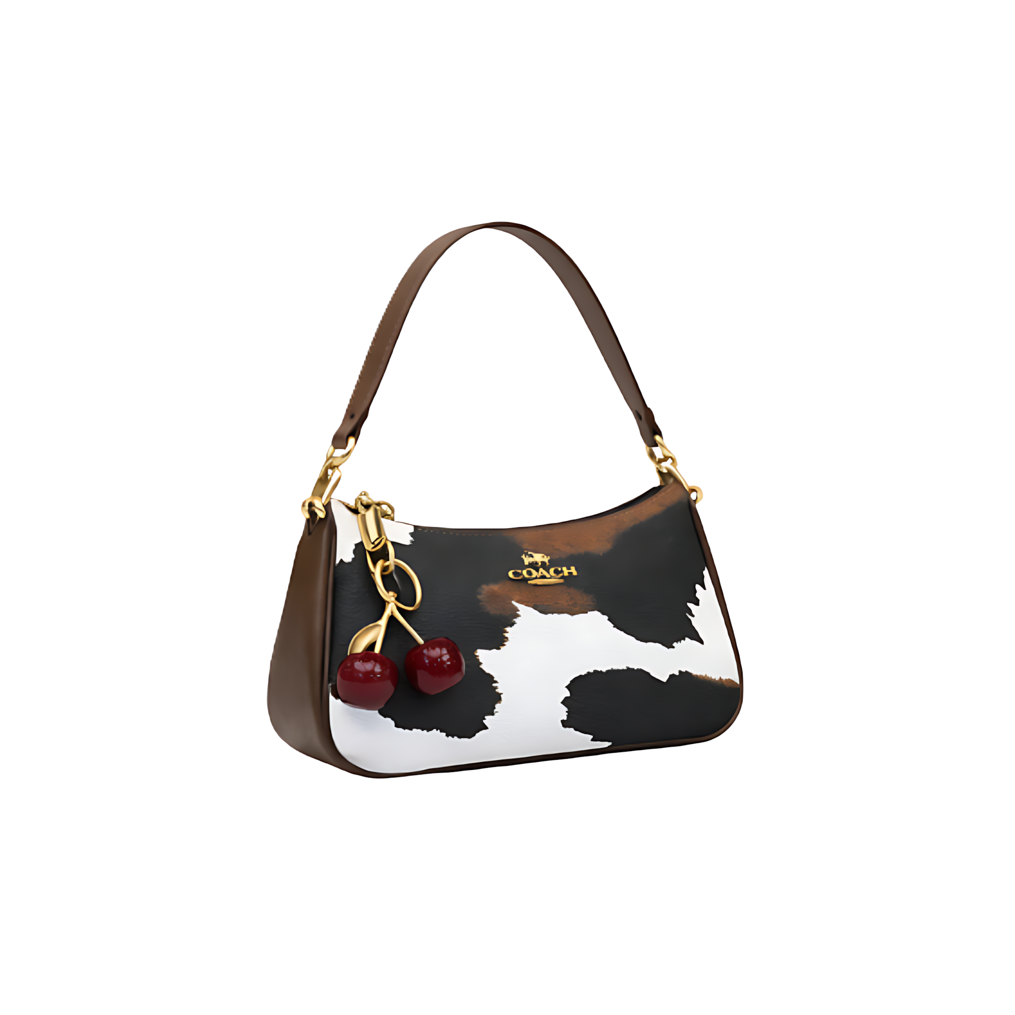 Coach Bag | Teri Shoulder Cow Print