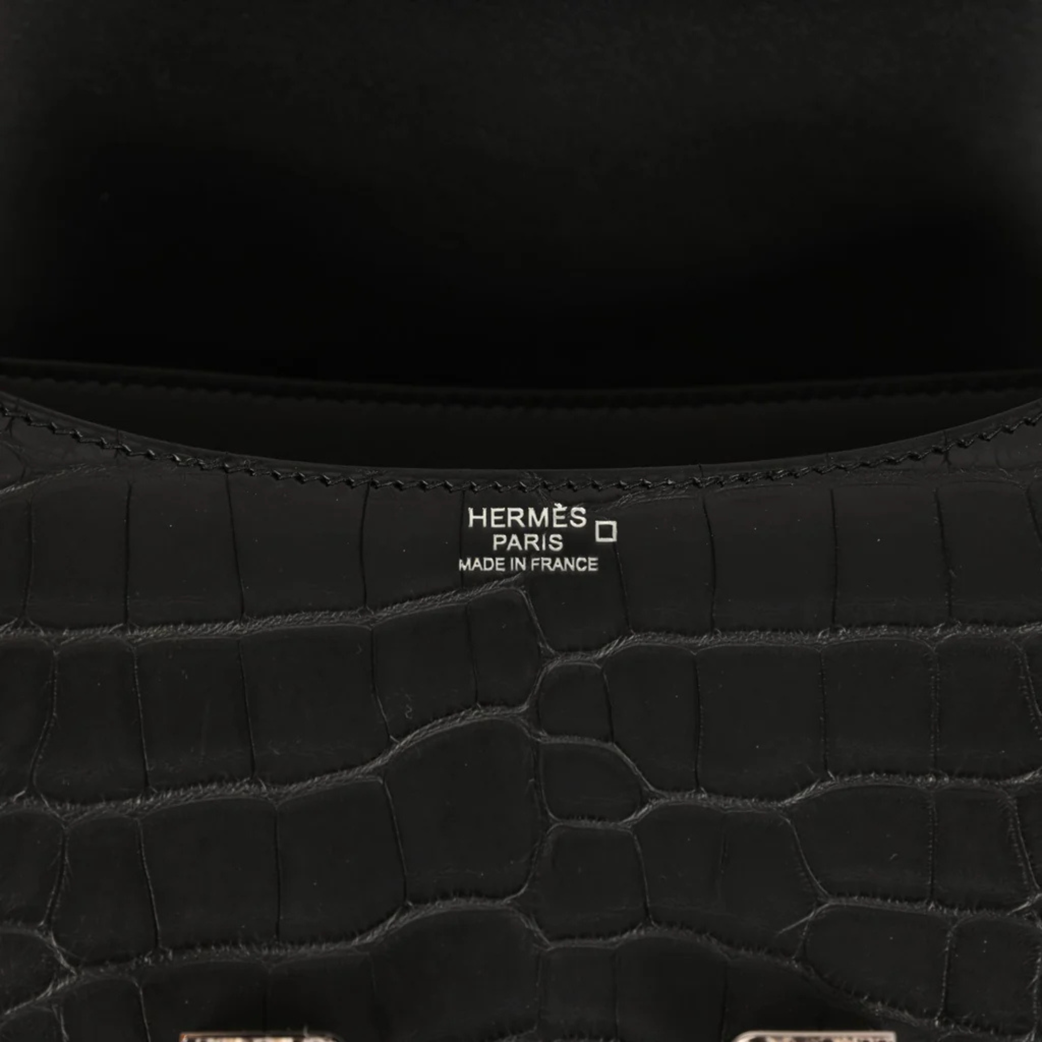 Hermès Bag | Constance 18 Matte Alligator Noir