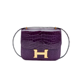 Hermès Bag | Constance 18 Purple Alligator