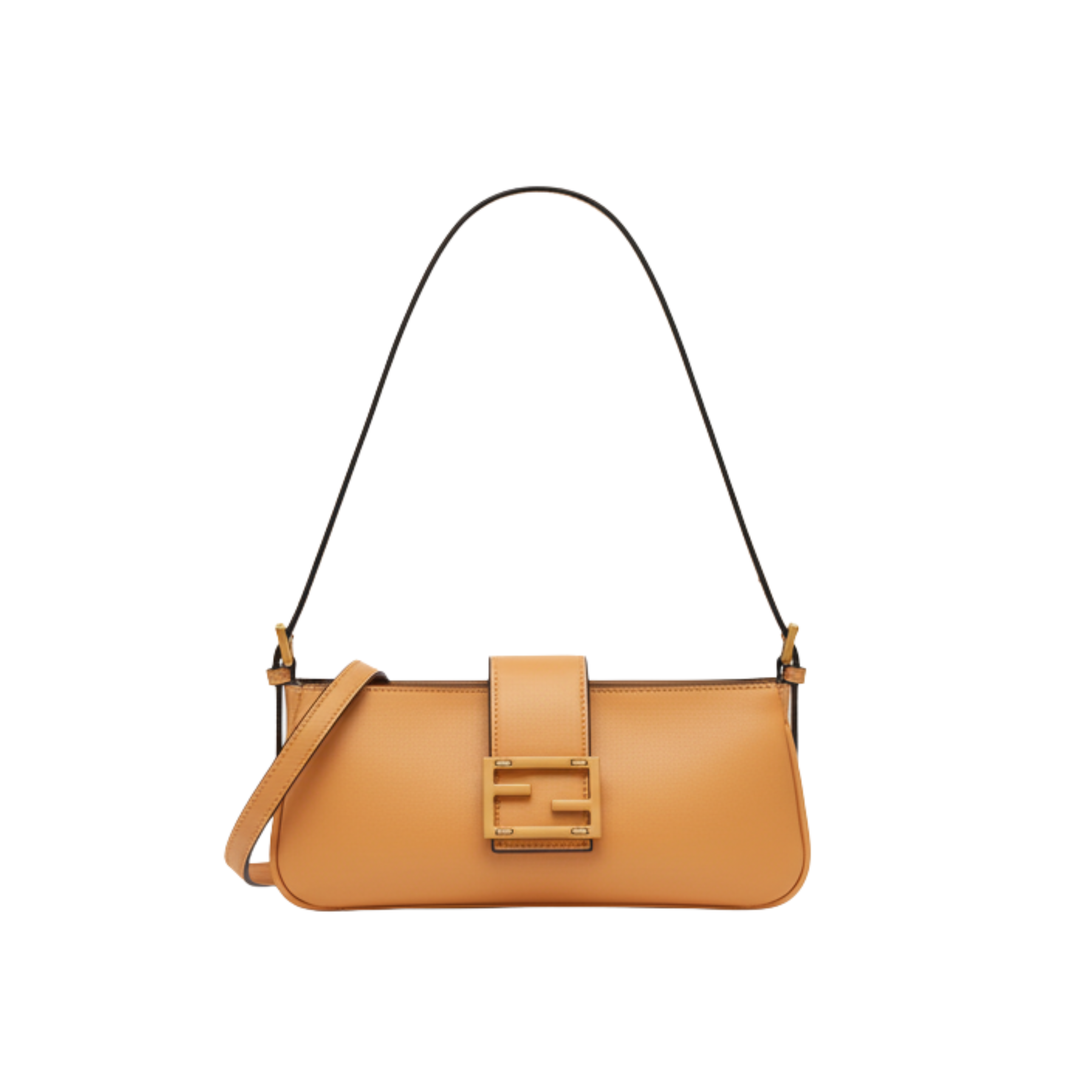 Fendi Shoulder Bag | Leather Orange