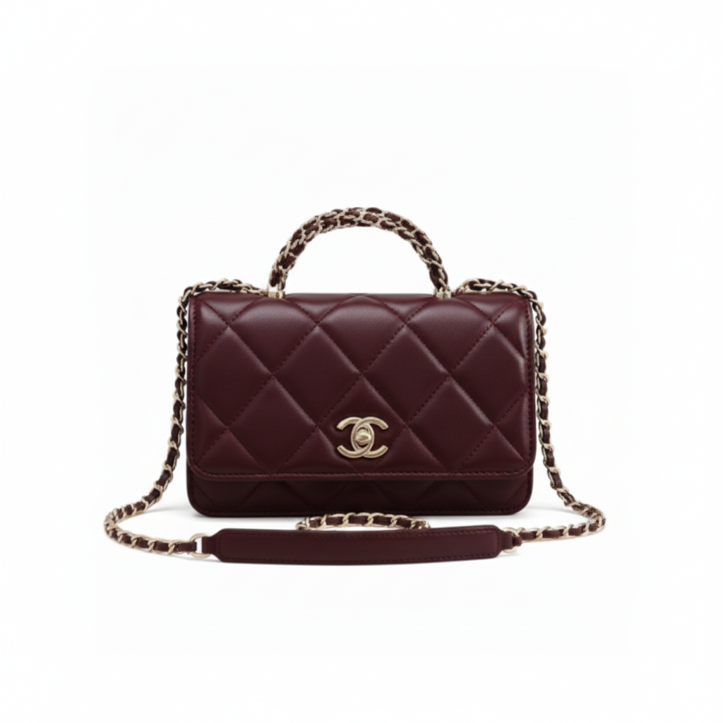 Chanel | Mini Top Handle Shoulder Bag Leather