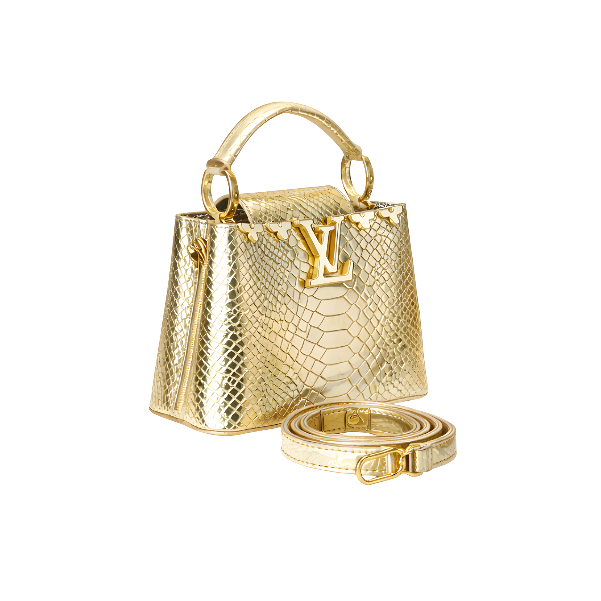Louis Vuitton Bag | Capucines Taurillon Silver