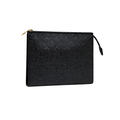 Louis Vuitton Pouch | Louis Vuitton Black Leather Logo - View 1