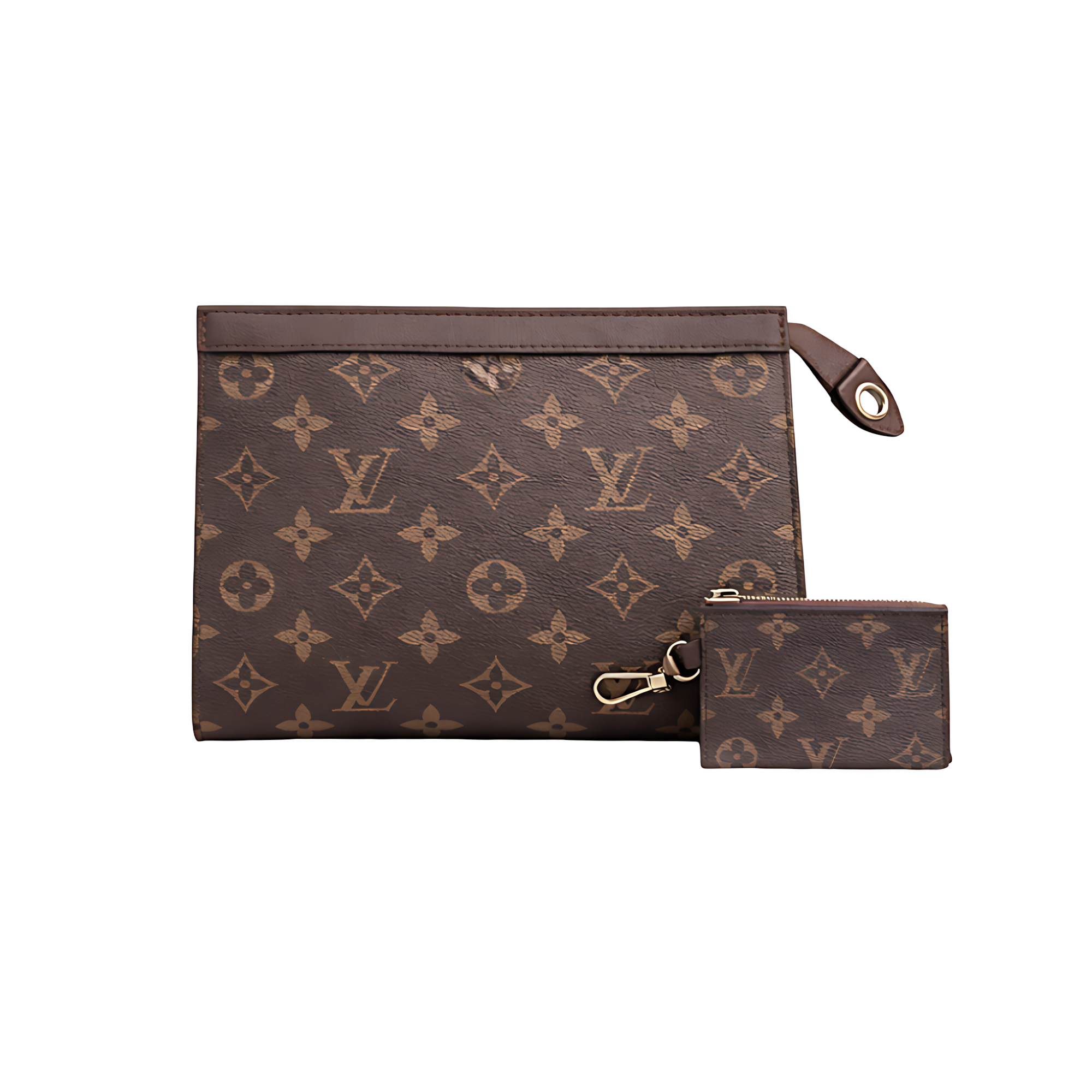 Louis Vuitton Pouch | Louis Vuitton Dark Brown LV Design - View 1