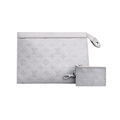 Louis Vuitton Pouch | Louis Vuitton Grey LV Design - View 1