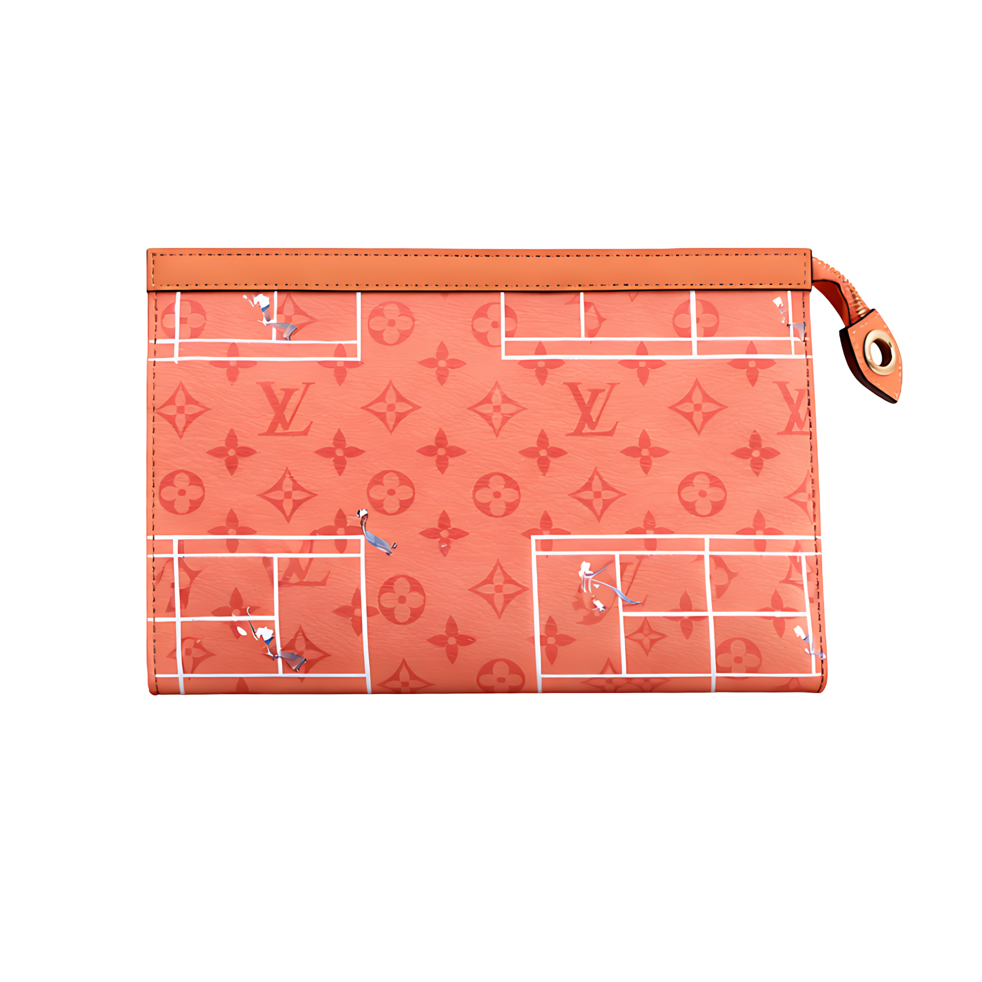 Louis Vuitton Pouch | Louis Vuitton Reddish Focus Design - View 1