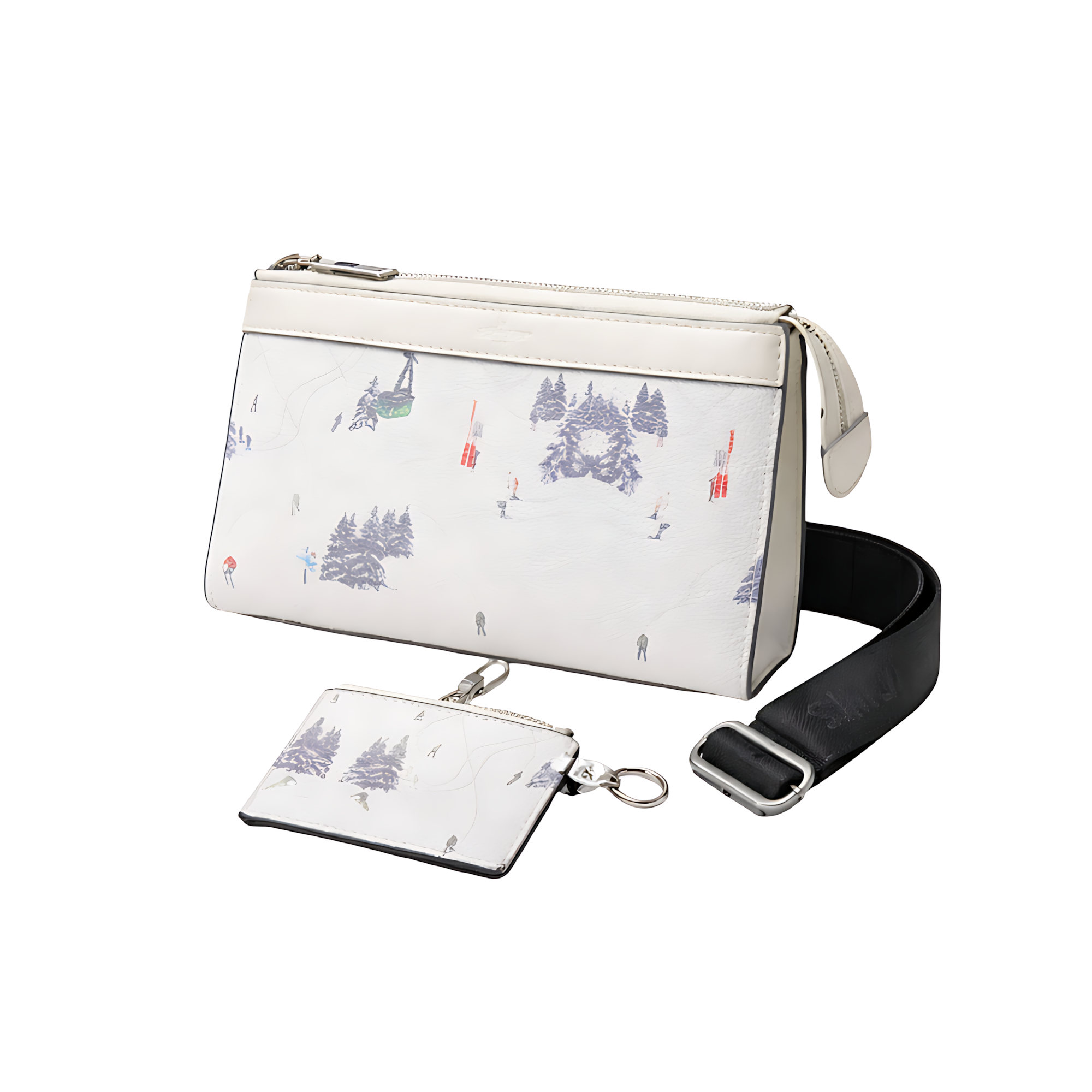 Louis Vuitton Card Holder | Louis Vuitton Double Ski White - View 1