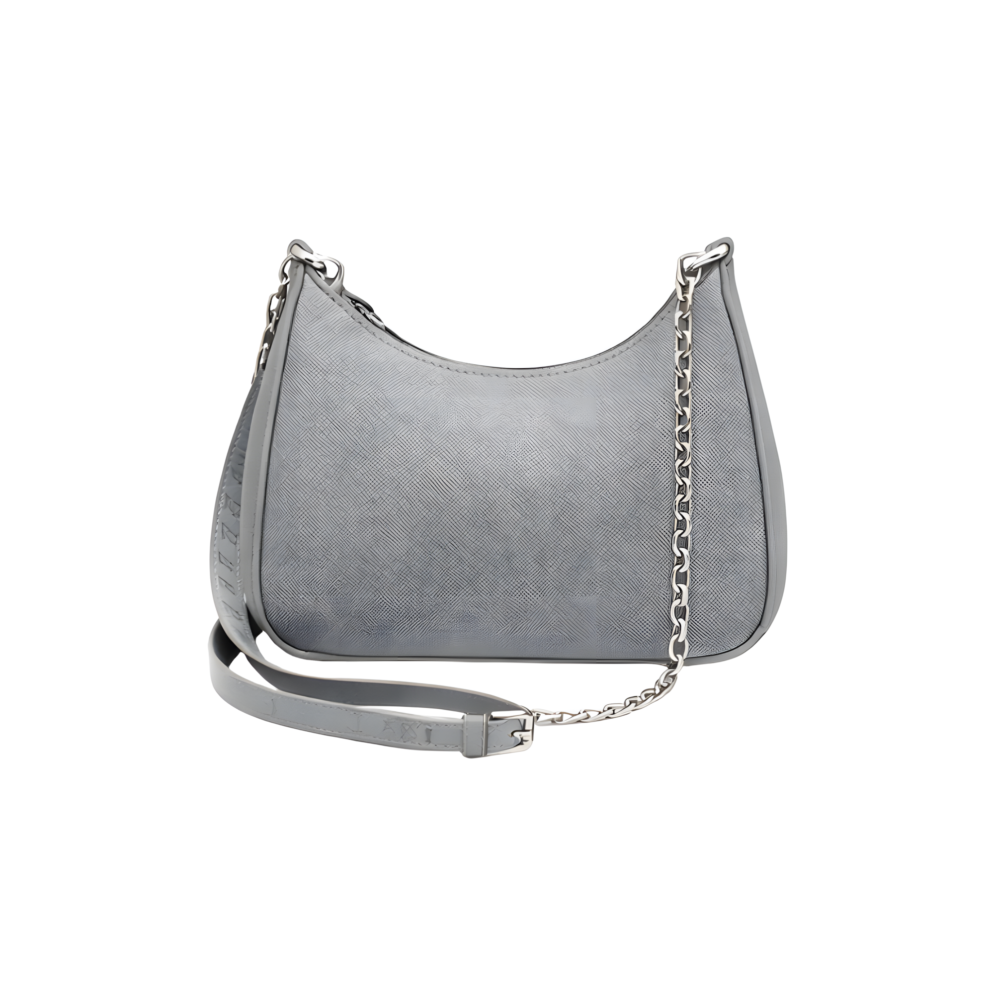 Prada Bag | Re-Nylon Shoulder Bag Mercury Gray