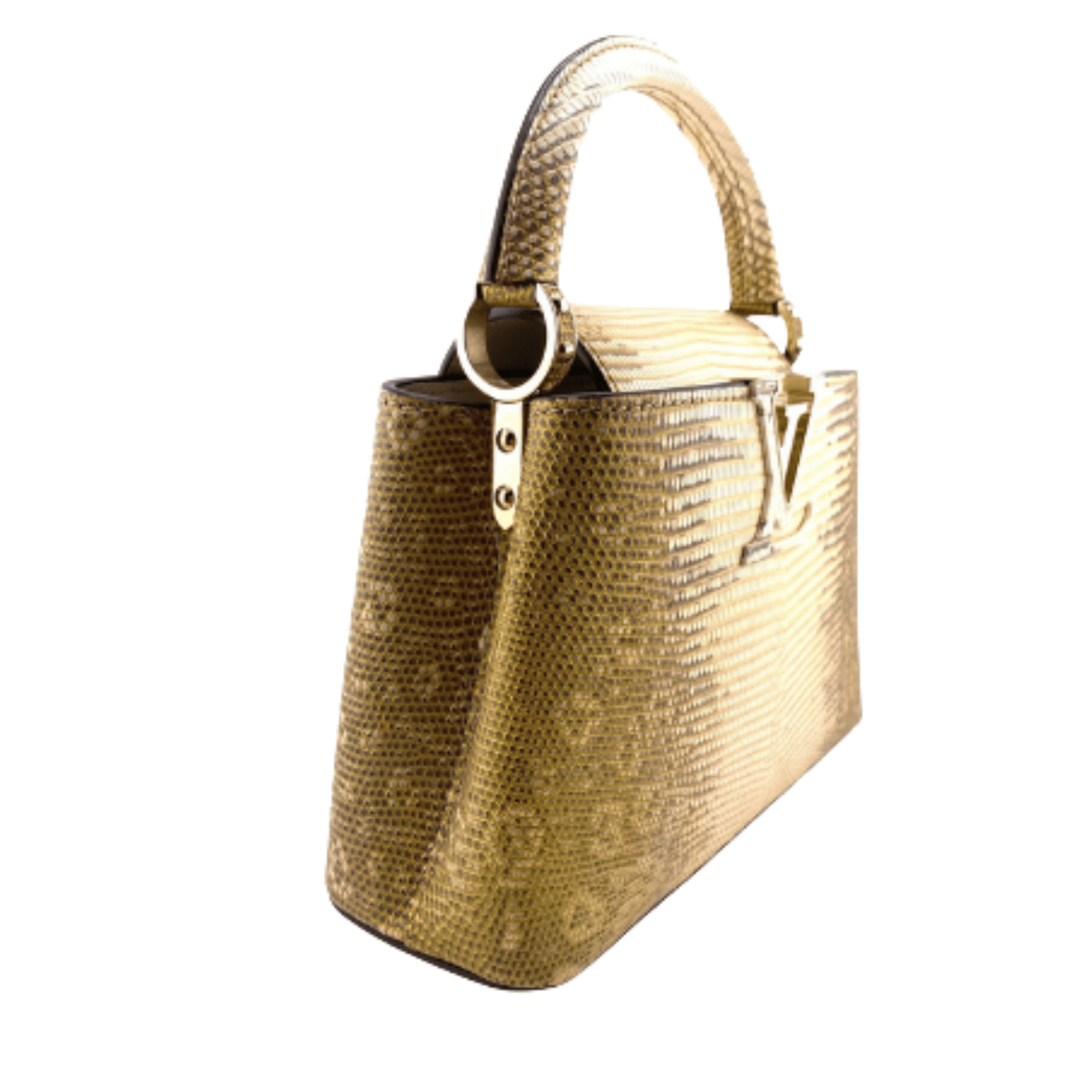 Louis Vuitton Bag | Capucines GoldSnakeskin