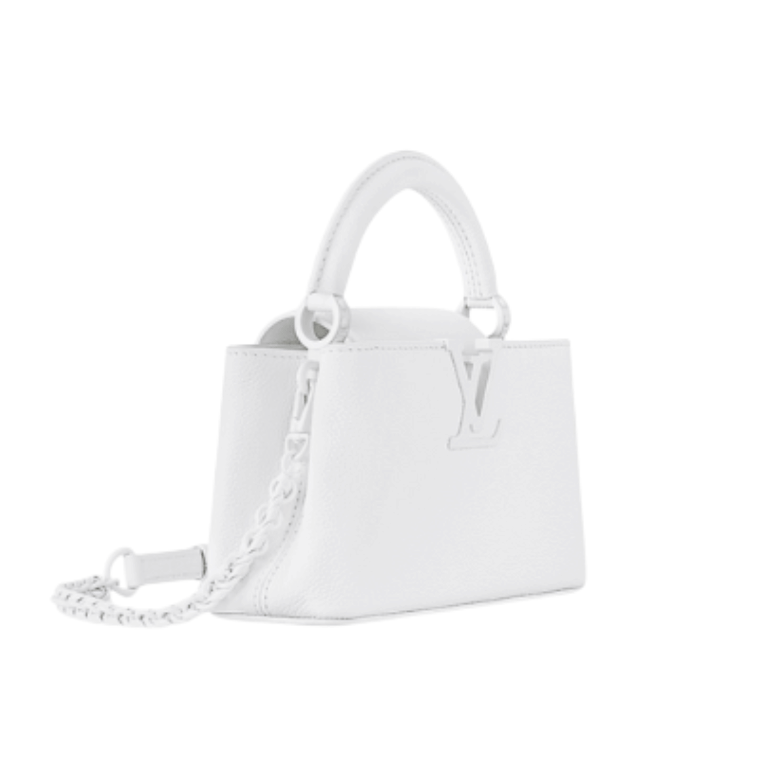 Louis Vuitton Bag | Capucines East-west Quartz White
