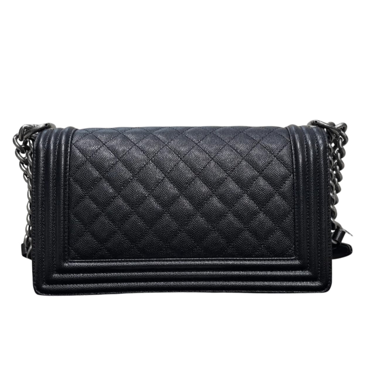 Chanel | Boy Bag In Black Caviar Leather