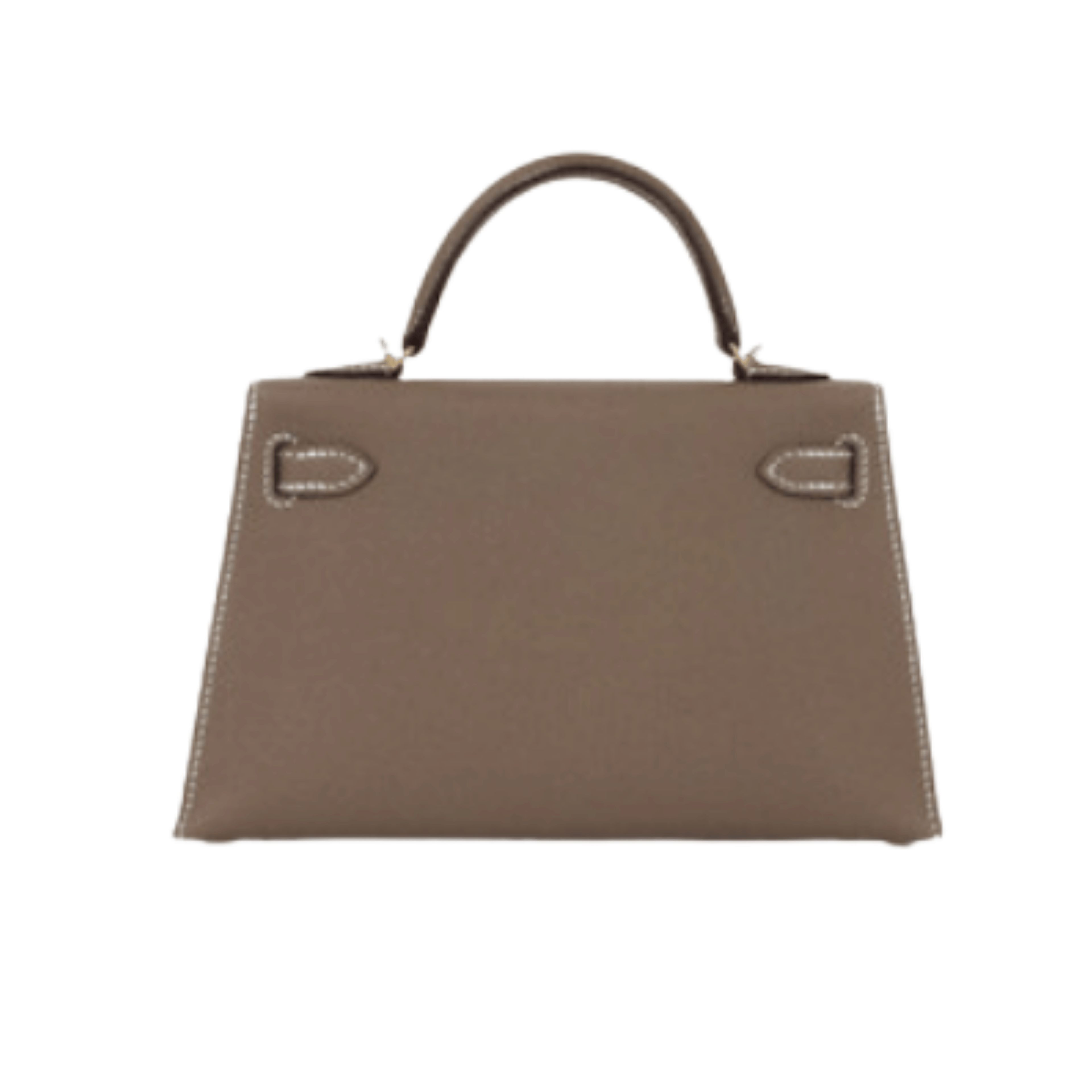 Hermès | Kelly Mini Ii Sellier Bag In Etoupe Epsom Leather With Gold Hardware.
