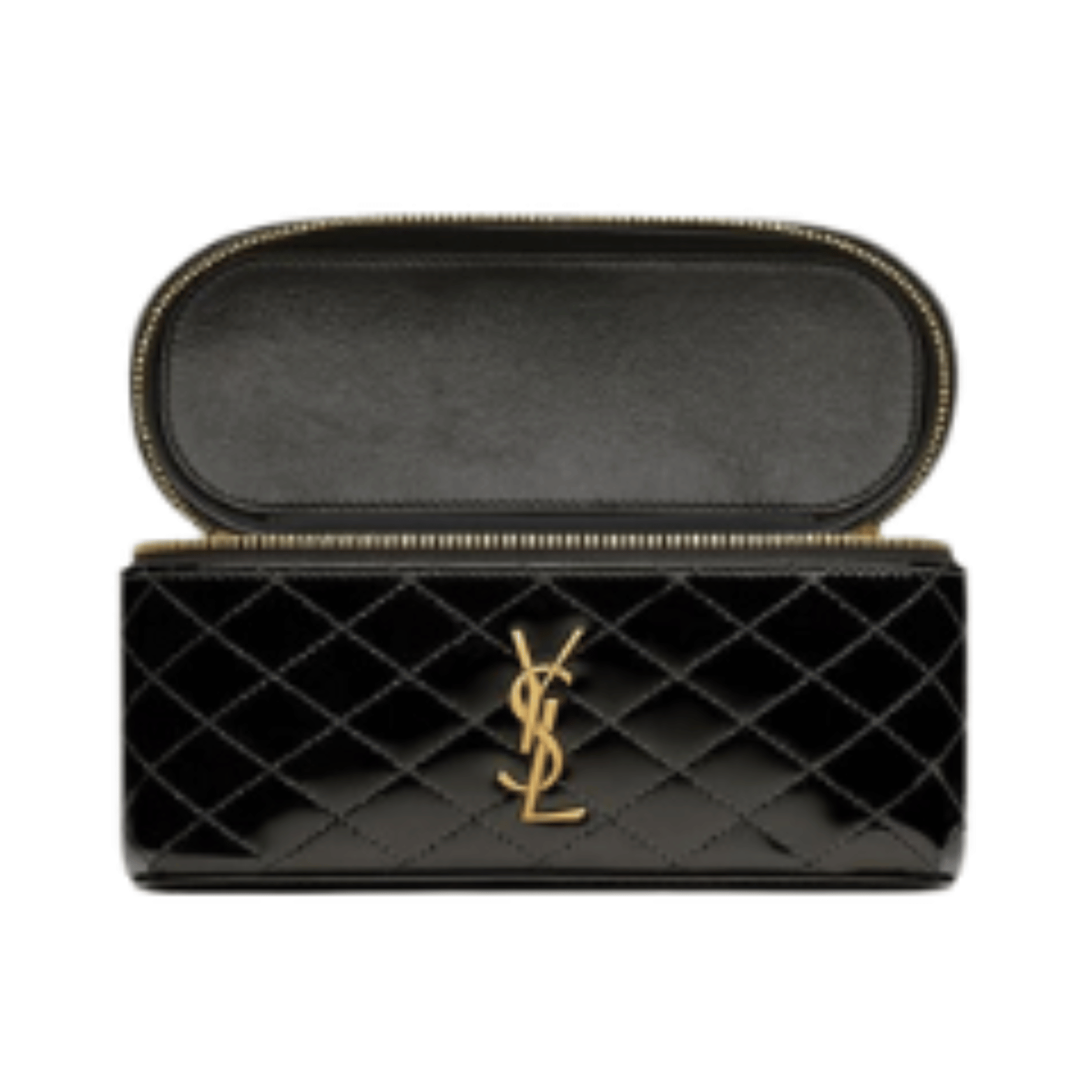 Saint Laurent | Gaby Vanity Bag In Black Patent Leather