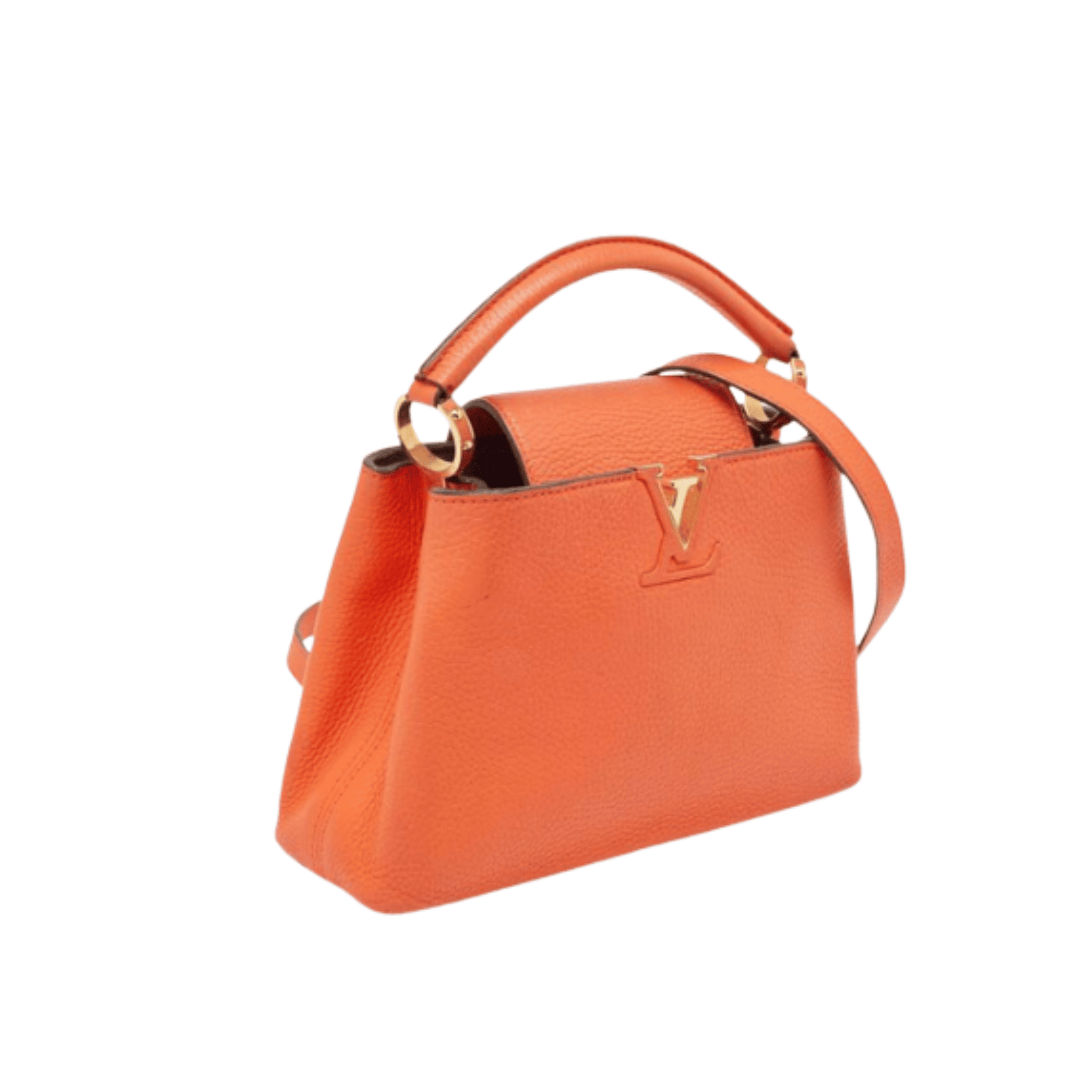 Louis Vuitton Bag | Capucines BB Grained Taurillon Orange