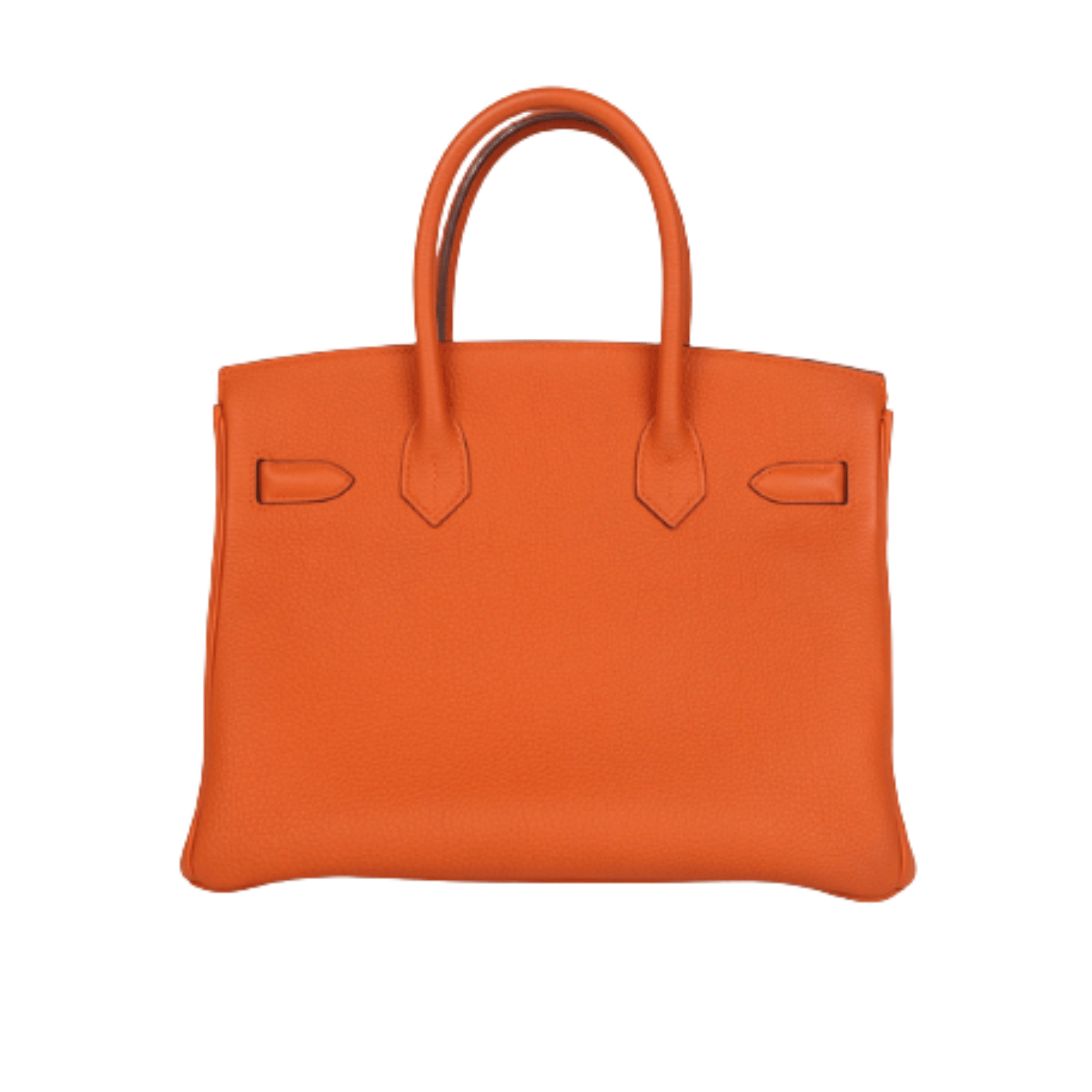 Hermès | Birkin 30 Bag In Orange Togo Leather With Gold-tone Hardware.