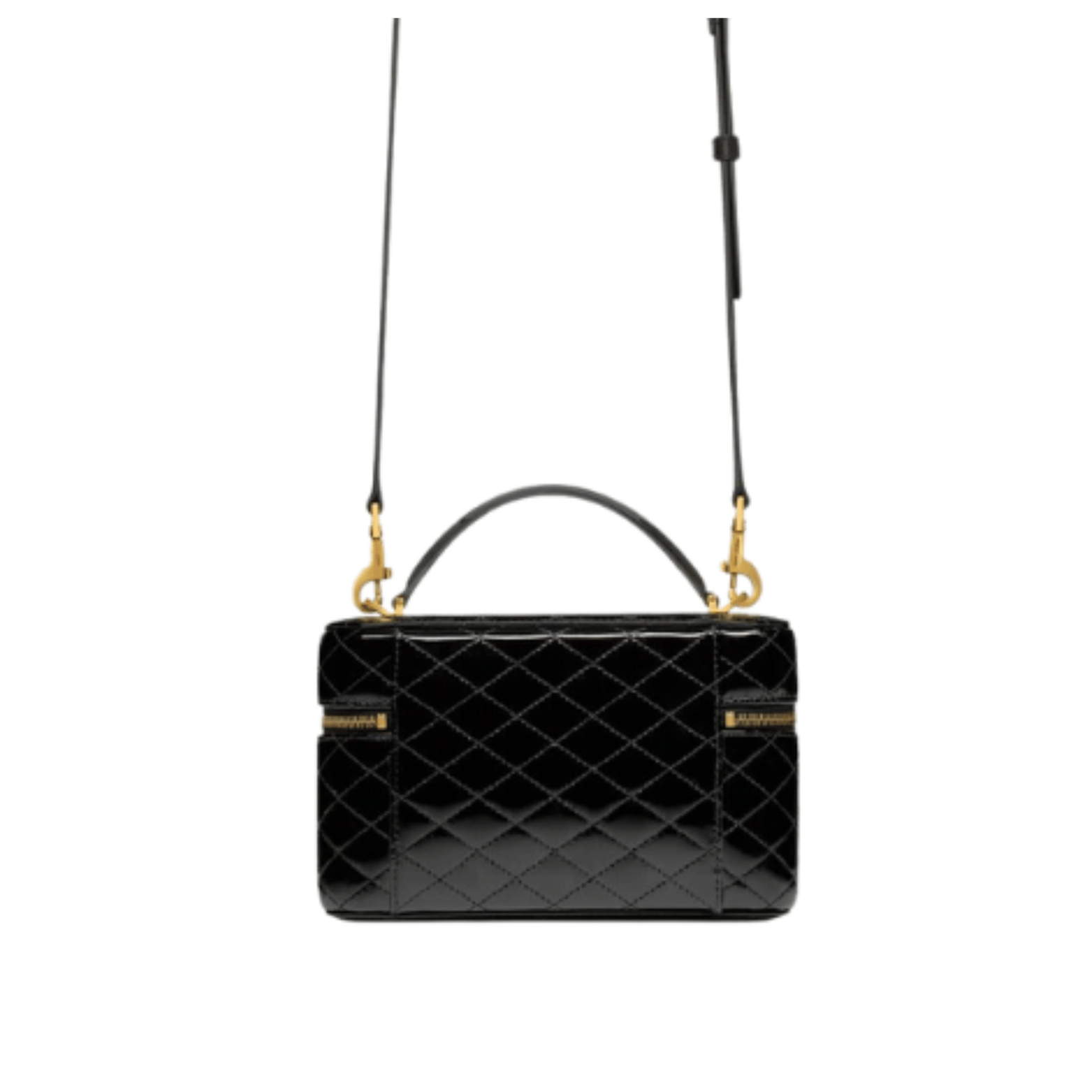Saint Laurent | Gaby Vanity Bag In Black Patent Leather