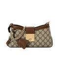 Gucci | Gg Supreme Monogram Calfskin Small Padlock Chain Shoulder Bag