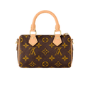 Louis Vuitton | Nano Speedy Bag In Monogram Canvas With Natural Cowhide Leather Trim