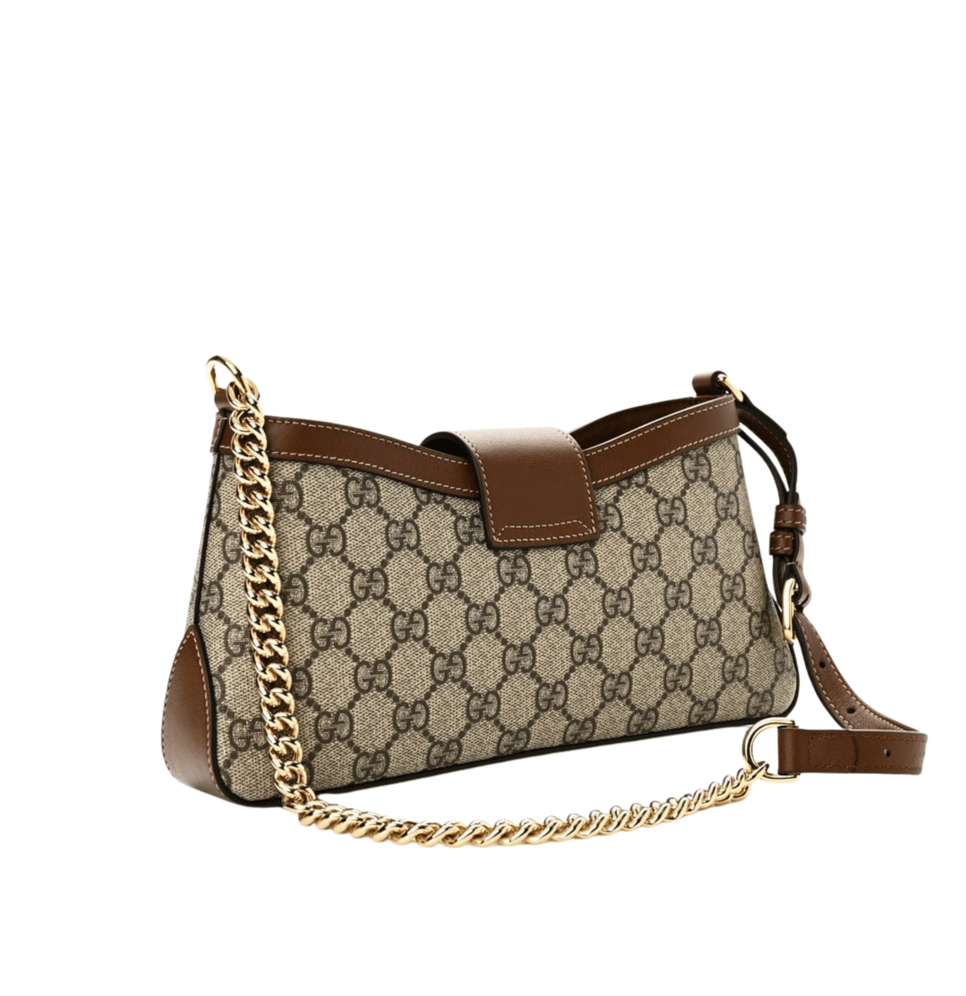 Gucci | Gg Supreme Monogram Calfskin Small Padlock Chain Shoulder Bag