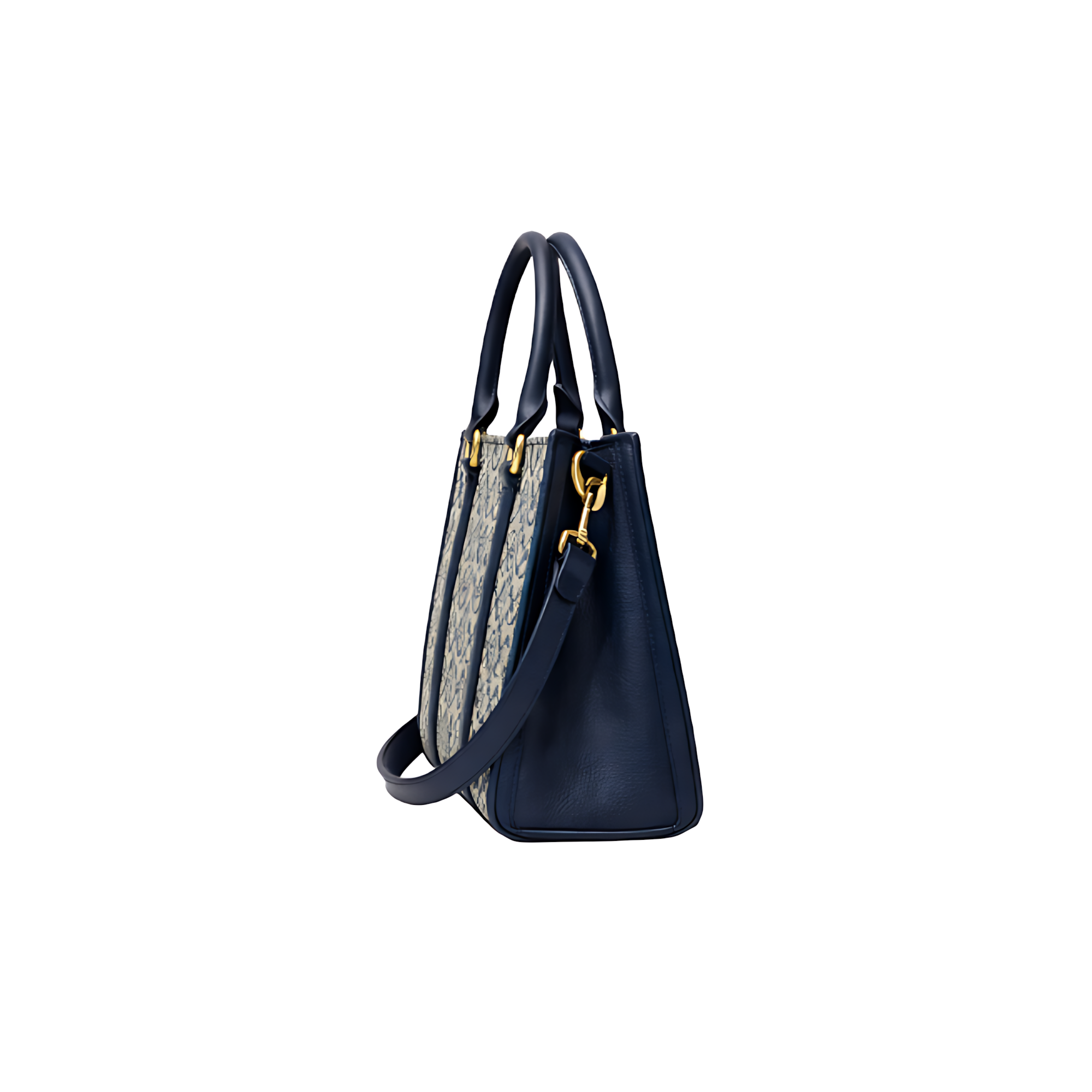 Tory Burch Bag | T Monogram Mini Tote Navy