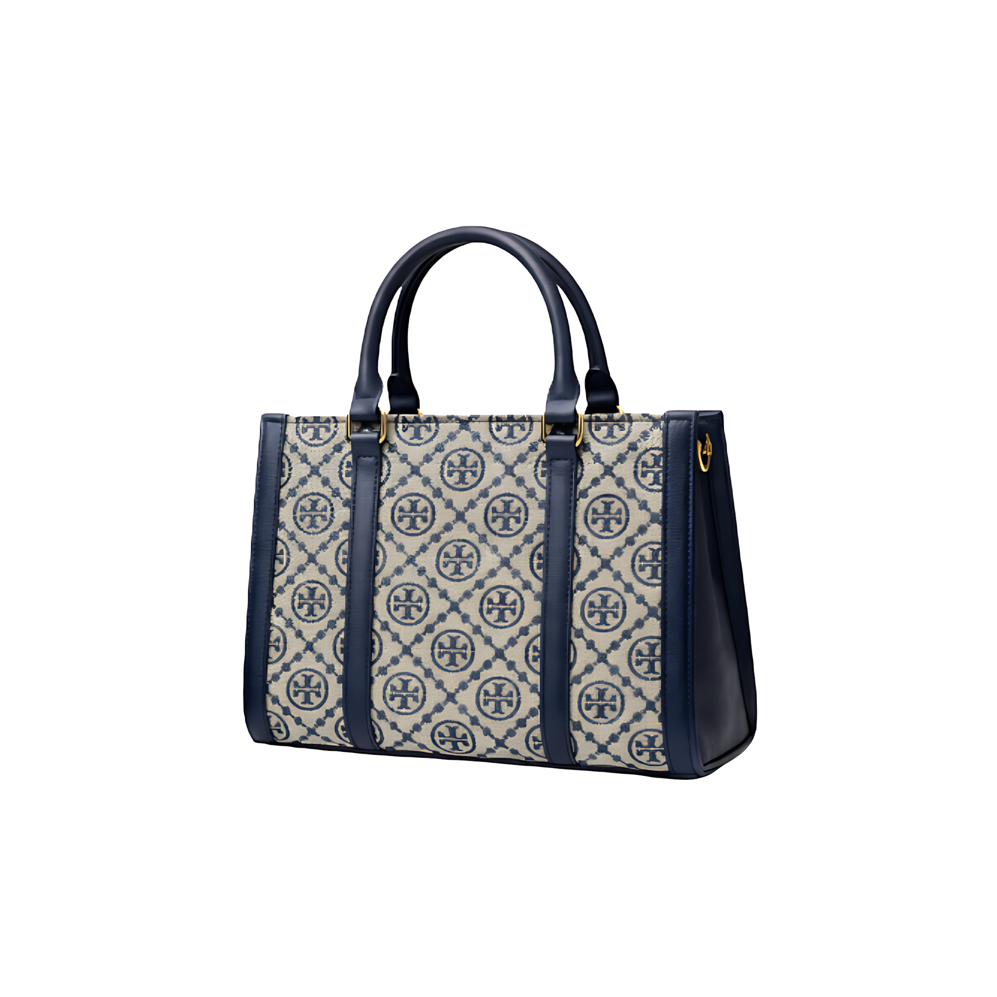 Tory Burch Bag | T Monogram Mini Tote Navy