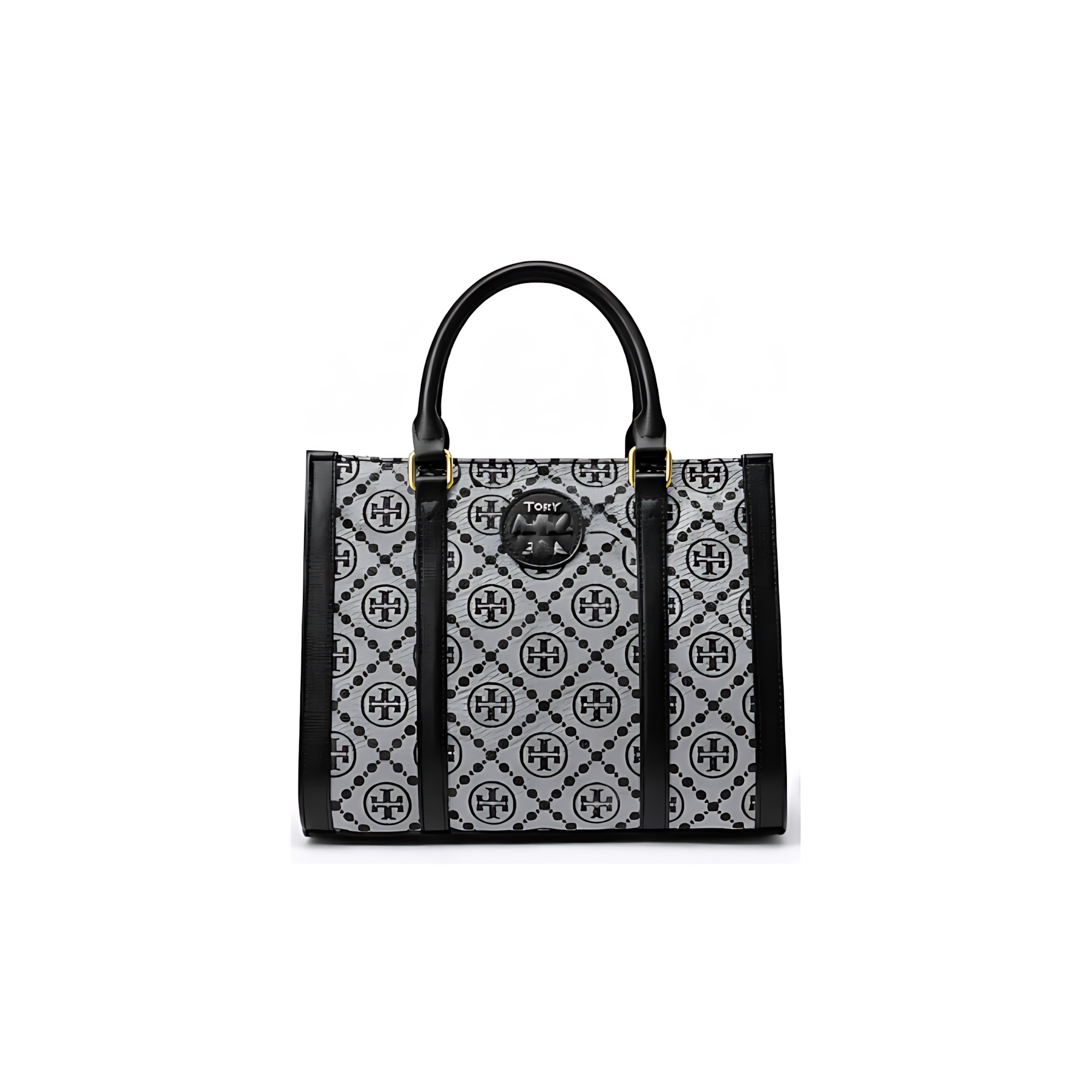 Tory Burch Bag | T Monogram Mini Tote Black