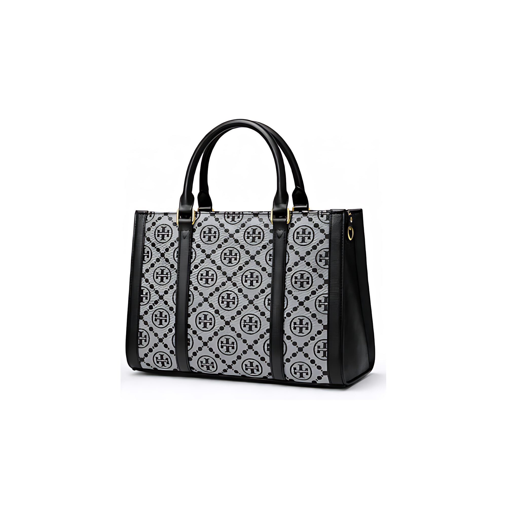 Tory Burch Bag | T Monogram Mini Tote Black
