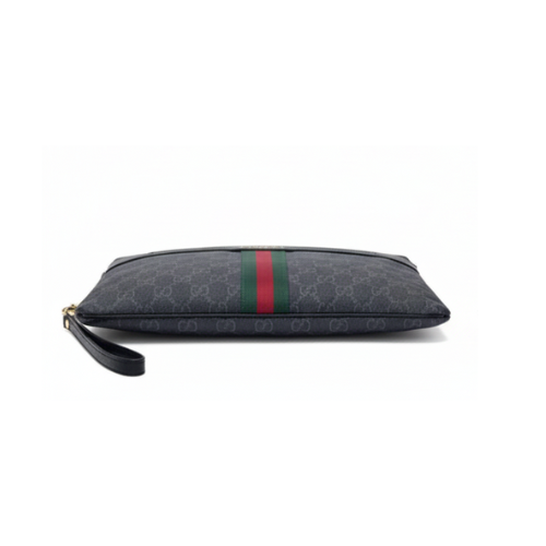 Gucci | Pouch Leather Stripe Zip