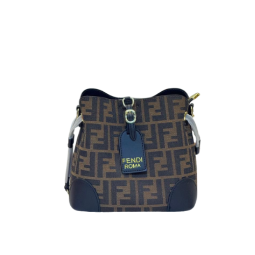 Fendi | Zuchino Canvas Bucket Bag blue