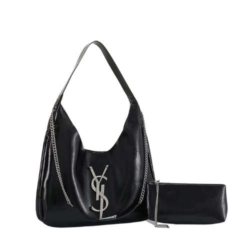 Saint Laurent | Le 5 A 7 Leather Hobo Bag