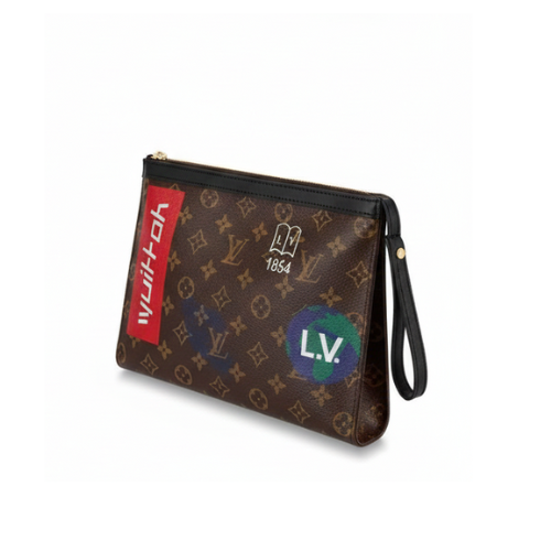 Louis Vuitton | Pouch Leather Graphic Zip