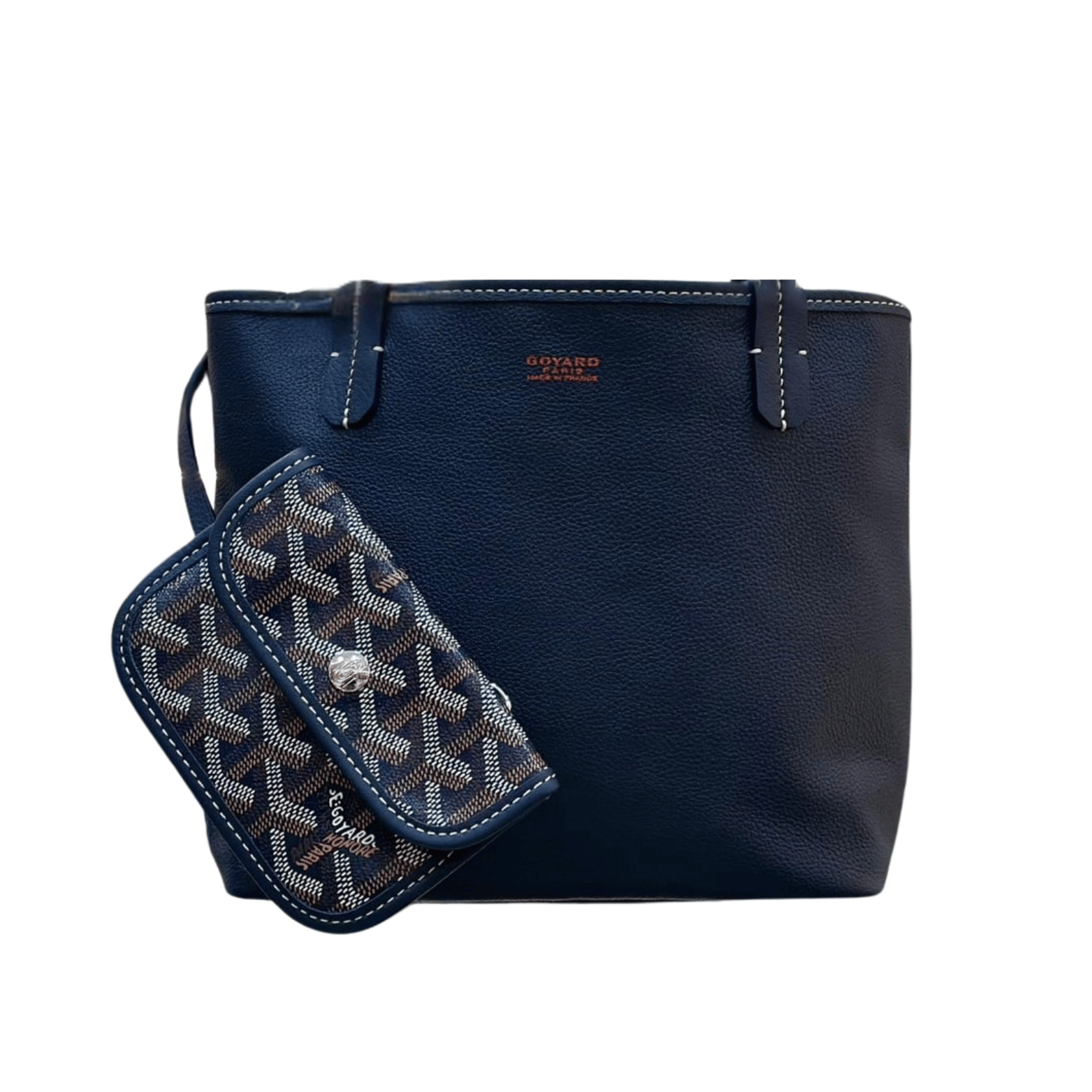Goyard Bag | Anjou Mini Navy Blue