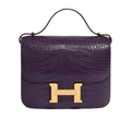 Hermès Bag | Constance Purple Croc