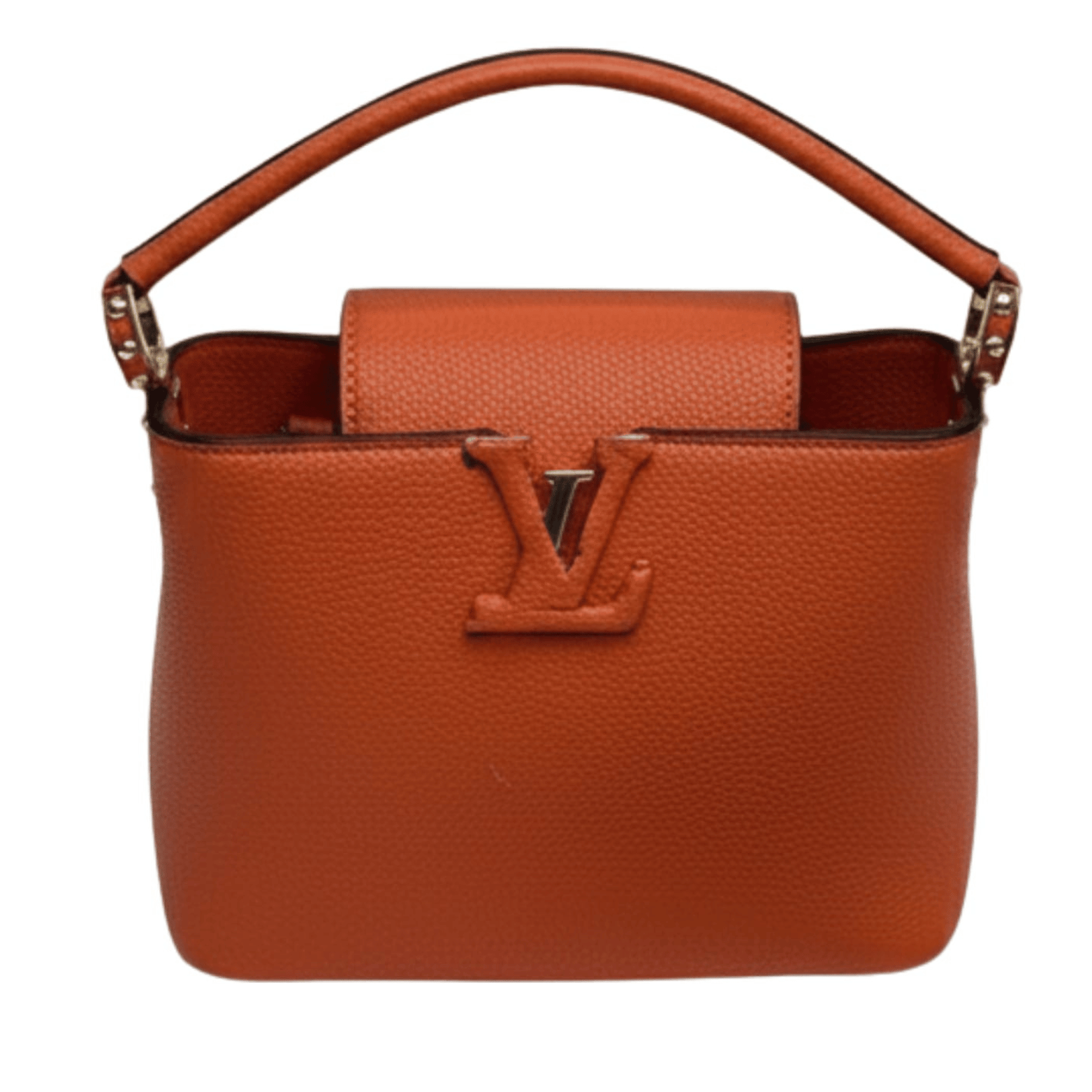 Louis Vuitton Bag | Capucines Orange Grained Taurillon Leather