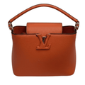 Louis Vuitton Bag | Capucines Orange Grained Taurillon Leather