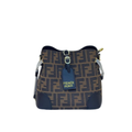 Fendi | Zuchino Canvas Bucket Bag blue