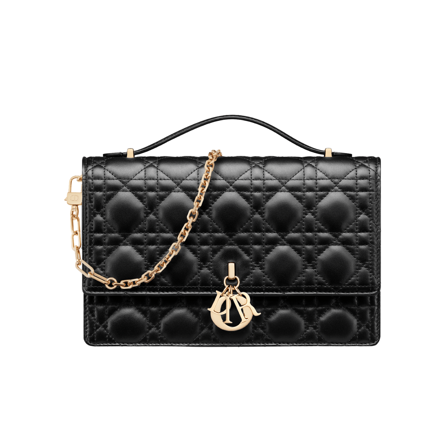 Dior | My Dior Mini Bag In Black Cannage Lambskin
