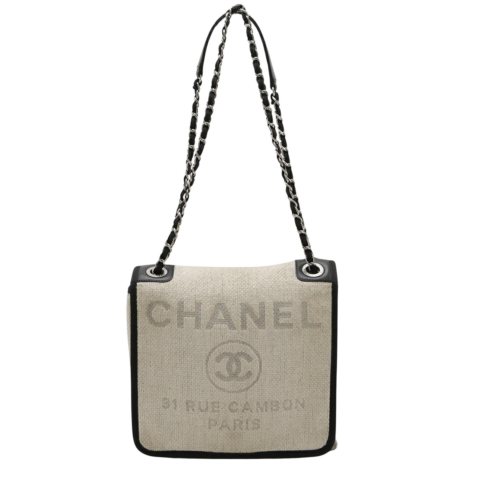 Chanel | Deauville Pm Shoulder Bag In Canvas And Leather