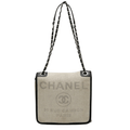 Chanel | Deauville Pm Shoulder Bag In Canvas And Leather