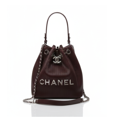 Chanel | Deauville canvas bucket bag