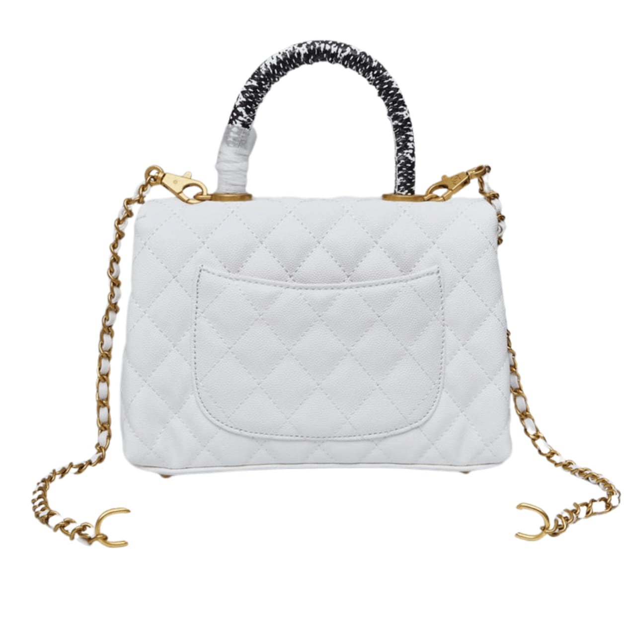 Chanel | Small Flap Bag With Top Handle In Quilted Leather