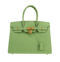 Hermès | Birkin 30 Bag In Vert Criquet Epsom Leather With Gold Hardware